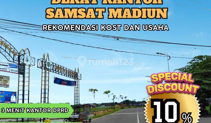 Tanah Murah Madiun Taman, Dekat Kantor Samsat Madiun