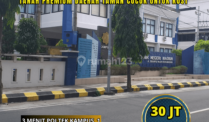 Tanah Premium Madiun Kota, Dekat Kampus Cocok Untuk Kost 1