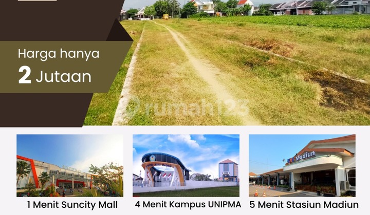 Hot Promo! Tanah Dekat Unipma 2 JUTAAN cocok untuk hunian