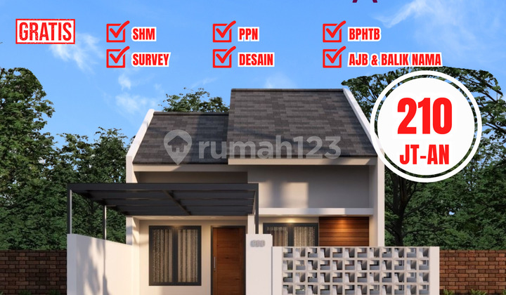 Jual Cepat Rumah Baru Madiun Dagangan Dekat Pasar Pagotan