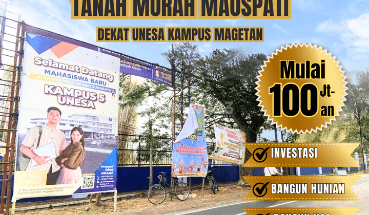 Tanah Murah Maospati Cocok Untuk Rumah, Kos Dan Investasi