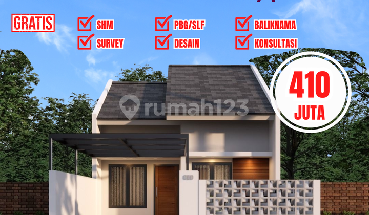 New House Ready to Build - Strategic Location in Madiun City