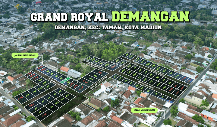 Bu Tanah Madiun Kota 100 Jutaan Taman Dekat Sleko