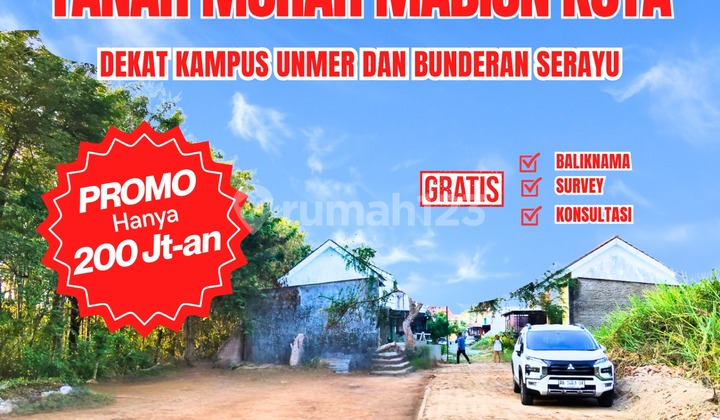 Nataru Promo! Serayu City Land 82 M² Price Around 200 Million