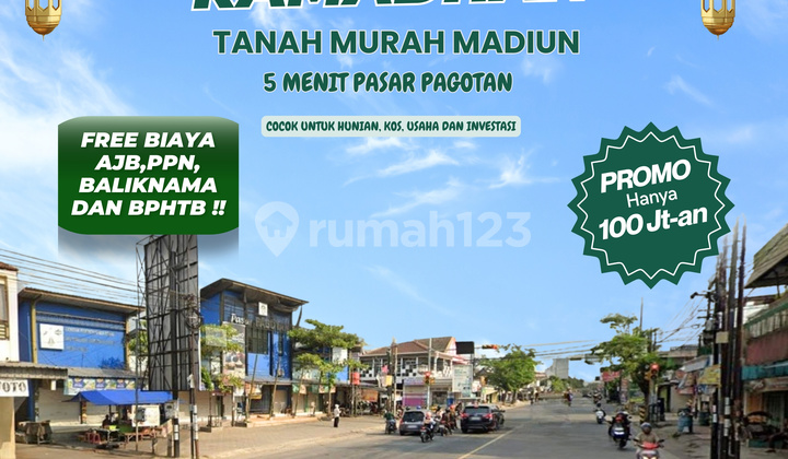 Promo Tanah SHM Dagangan Madiun Dekat Pasar Pagotan