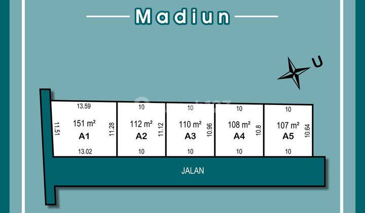 Tanah Madiun Murah Serayu Potongan Harga 30 Juta 1