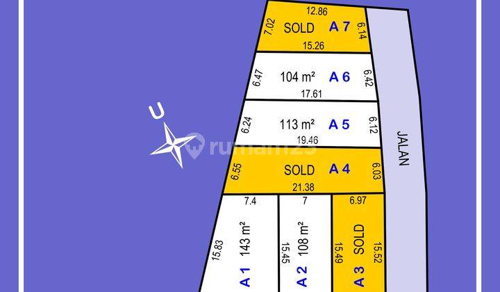 Tanah Madiun Jiwan Potongan Harga 30 Jutaan Dekat Asrama Haji 1