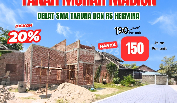LAND FOR SALE CHEAP MADIUN 100 MILLION NEAR STATION READY TO BUILD