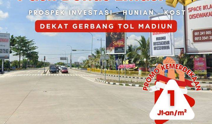 Tanah Madiun Murah Nglames Promo Merdeka Beli Tanah Gratis Emas Antam 10 Gram Tanpa Diundi , Madiun 1