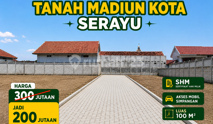 Tanah Dijual Murah Madiun Serayu Dekat Mixue
