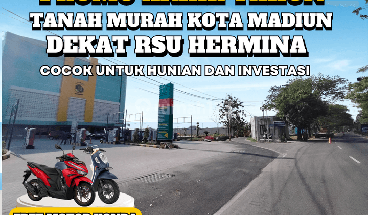 Tanah di Jalan Ringroad Barat, Madiun SHM 117 m² 1