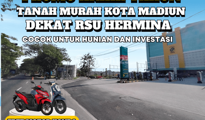 Tanah di Jalan Ringroad Barat, Madiun SHM 146 m² 1