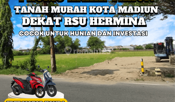 Tanah di Jalan Ringroad Barat, Madiun SHM 104 m² 1