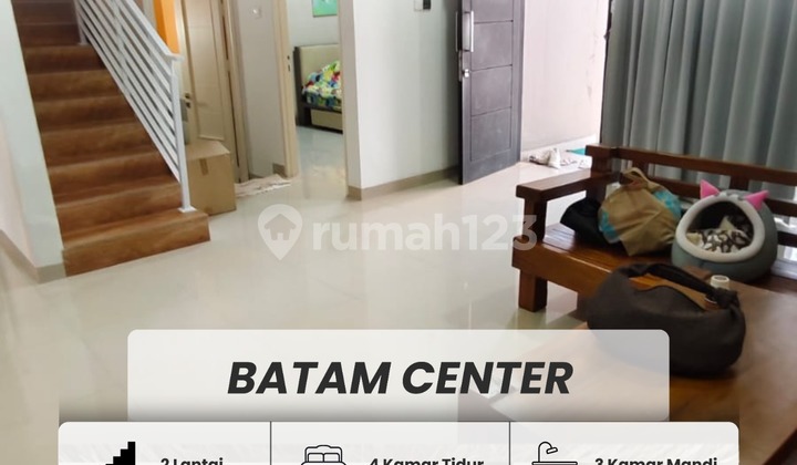 Disewakan Rumah 2 Lantai Batam Centre 4Kt 3Km Furnished