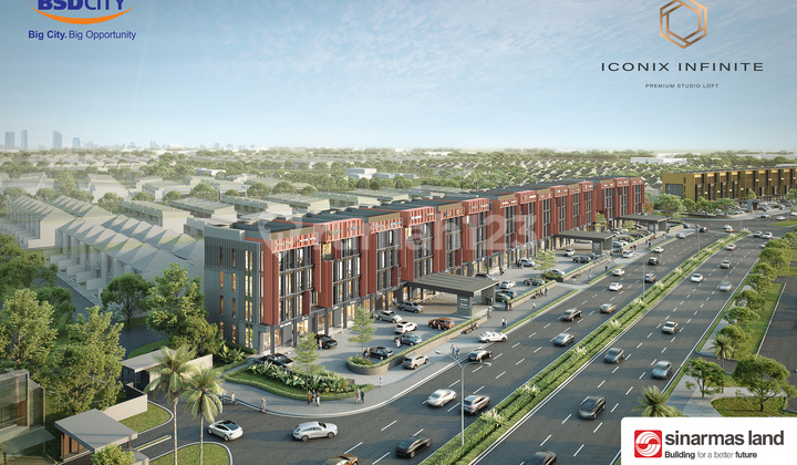 Iconix Infinite Bsd City Studio Loft Premium 4 Lantai