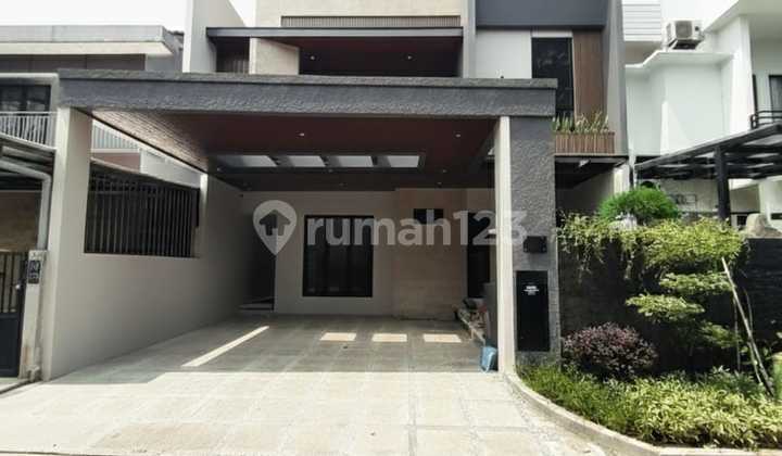 Rumah Papillo Taman Chrysant 2 Lantai Bergaya Modern Kontemporer