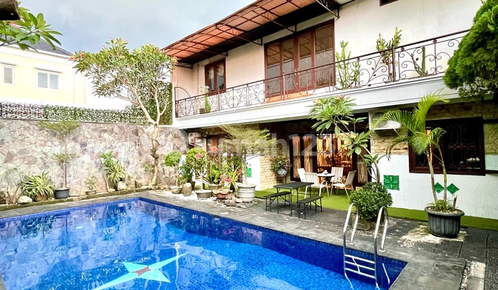 Rumah Siap Huni Dengan Private Swimming Pool Di Pejaten Barat Jakarta Selatan 1