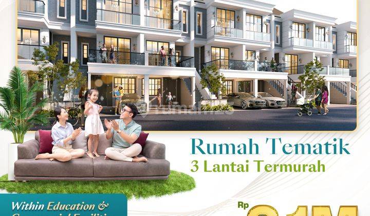 Rumah 3 Lantai Cluster Victoria Residences Pik2 2