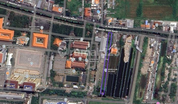 Kavling Tanah Strategis di Jl RAYA GUNUNG ANYAR SAWAH