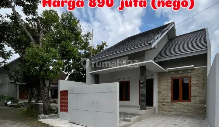 Rumah Cantik Modern Dengan Tanah Luas Dan Tata Ruang Lega Di Jalan Palagan Km 12 Donolayan Dekat Pasar Rejondani  1