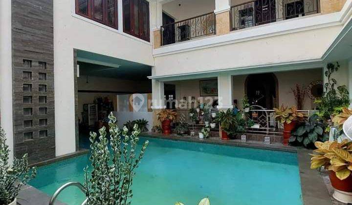 Jarang Ada!!!! Rumah Mewah 2 Lantai Mediteran Lux Dengan Kolam Renang Pribadi Dalam Perumahan Elite Casa Grande Maguwoharjo Depok Sleman Dekat Kampus Upn 1