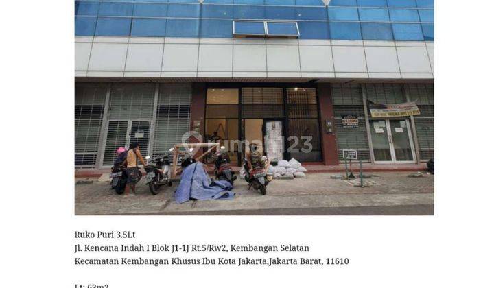 Jual Murah Ruko Bagus Di Kembangan Jakarta Barat 1