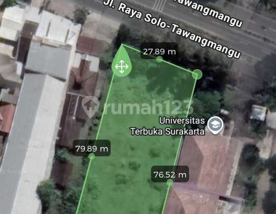 Strategic Land by the Roadside in Jaten Karanganyar