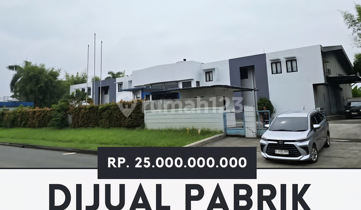 For Quick Sale Factory In Cikarang MM 2100 (Area) Price 25 M Land 5000m2 Building 1247 M2 SHGB Cheap Sale 25 M Negotiable