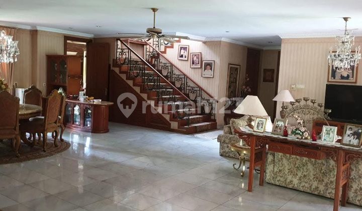 FOR SALE GARDEN HOUSE IN LEBAK BULUS  ♦ Location: Lebak Bulus Raya Street, South Jakarta  ♦ Land Area 4980 m² ♦ Consists of 3 Land Certificates (SHM) ♦ 2 Main Houses ▪ Building Area 400 m² ▪ Building Area 200 m² ▫ 2 Floors ▫  ♦ Swimming Pool PRICE 23.5 million /m² Total Price 4980 m² = 117 Billion negotiable