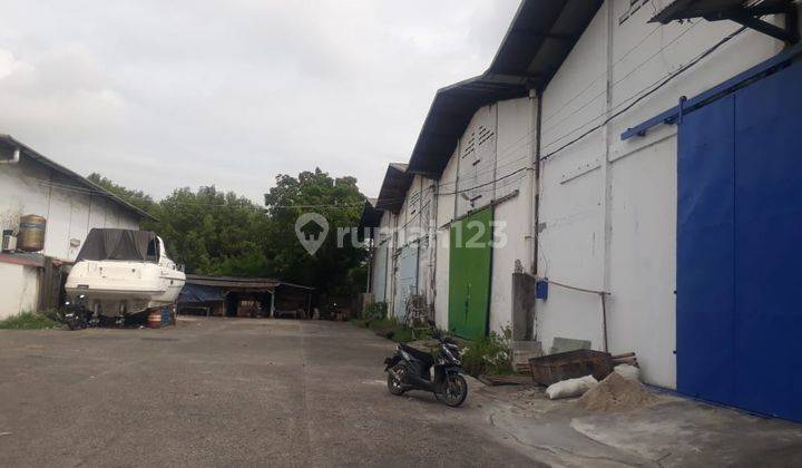 Di sewakan Pergudangan Kamal Muara 2 LB : 550 m2 = 300 jt/ th Akses kontainer 40 Ft 2