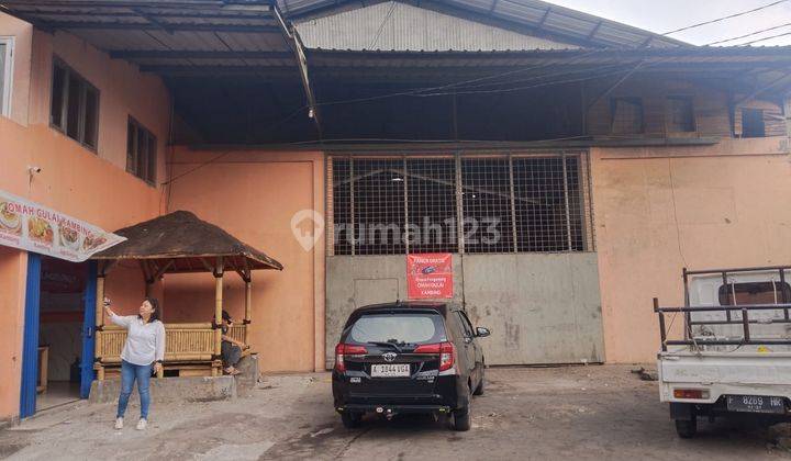 Dijual Gudang Jl. Bantar Jati No. 1 RT/RW.  07/02 Kel. Setu  Kec. Cipayung Jakarta Timur.  Luas Tanah 505 m2 Harga 4 M Nego 1