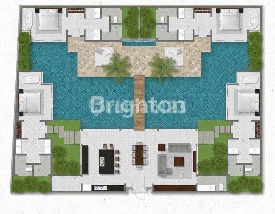 LONG TERM AL VILLA PRIMARY THE PRONOIA VILLA 4 BEDROOMS LOT 30 SEGARA WANGI JIMBARAN The Pronoia Villa Jimbaran 1