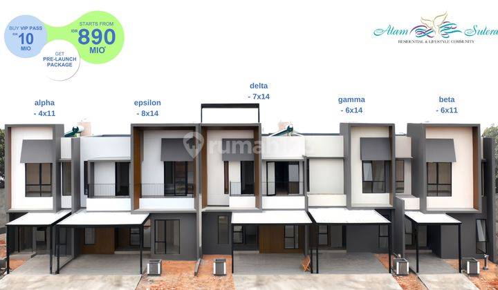 Rumah Mewah 2 Lantai Harga Dibawah 1m Ada di Alam Sutera 2  2