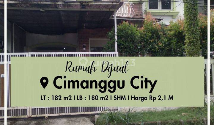 Rumah SHM di Cimanggu City, Bogor Barat, Bogor 1