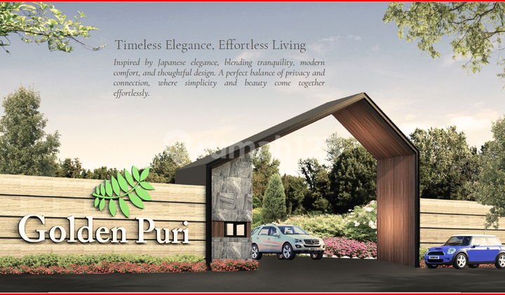 Perumahan baru, LT 73- 87M2, LB: 153 - 168M, terbatas 15 rmh, akses JORR exit toll Puri, Duri  Kosambi(GAL)