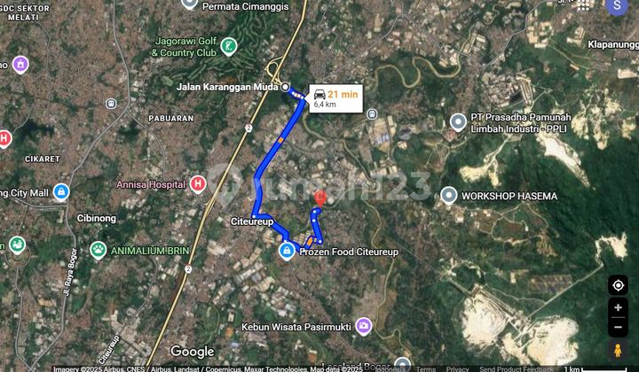 Tanah Dijual, Desa Tarikolot, Dekat Indocement, 7000M2, SHM, Siap Pakai, Kec. Citeureup, Bogor