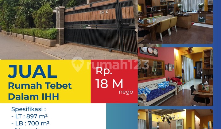 Dijual Rumah Tebet Dalam Iih  1