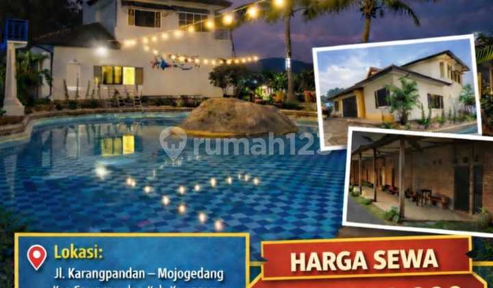 Disewakan Hotel, Restoran dan Sarana Rekreasi