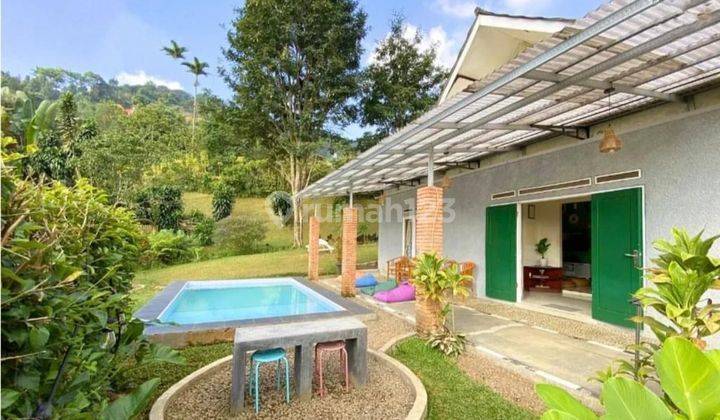 di Dijual Villa Yumna 2 Tugu Utara, Puncak Cisarua Ada Private Pool Sudah Full Furnish , Bogor 1