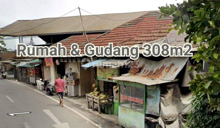 Rumah Gudang Hadap Jalan di Area Niaga Yg Ramai Cipondoh  1