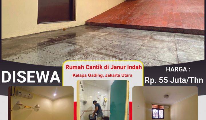 Disewakan Murah Rumah Kelapa Gading Luas 1,5 Lantai Janur Kuning 2