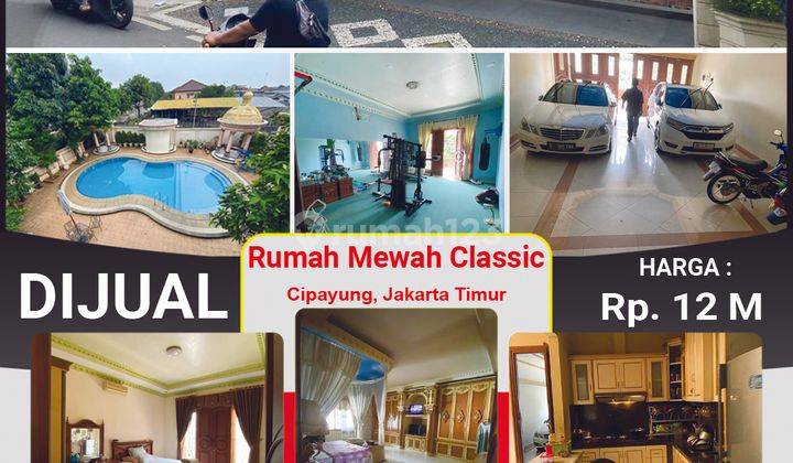 Rumah Mewah 2 Lantai Kolam Renang Pribadi di Cipayung Dekat Mall, Dan Bandara Halim 2