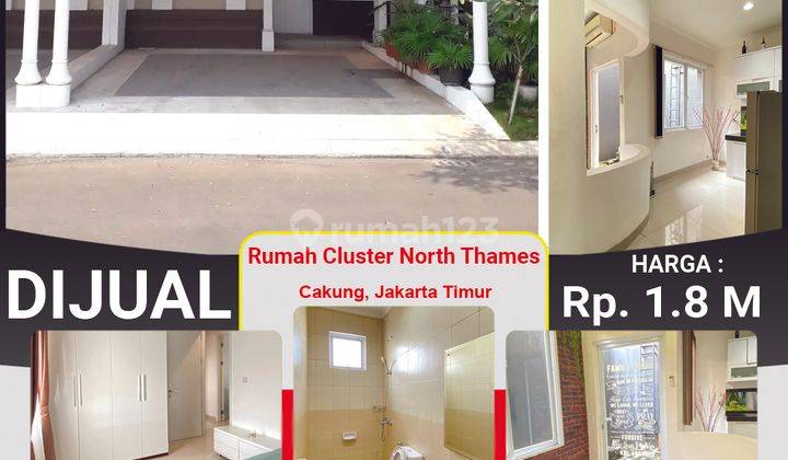  Rumah Cantik Cluster North Thames 2 BR Dekat Dengan Aeon Mall, Cakung 2