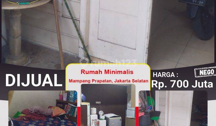 Rumah Minimalis Dalam Gang 1 Lantai Mampang Prapatan, Jakarta 2