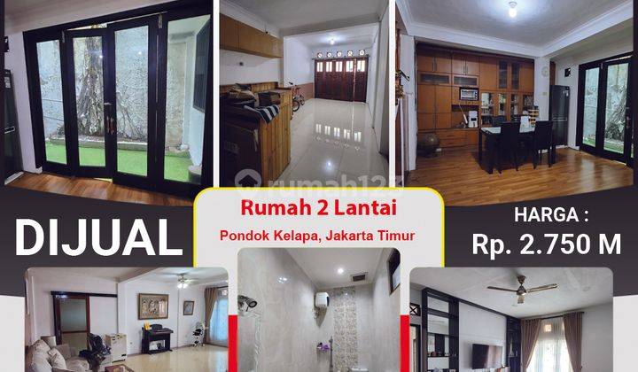 Rumah Pondok Kelapa 2 Lantai Asri Dan Strategis di Duren Sawit, Jakarta Timur 2