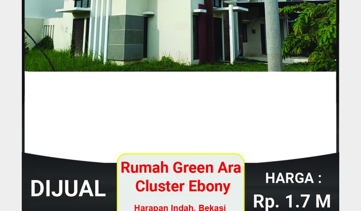 Rumah di Green Ara Residence, Cluster Ebony Harapan Indah, Bekasi 2