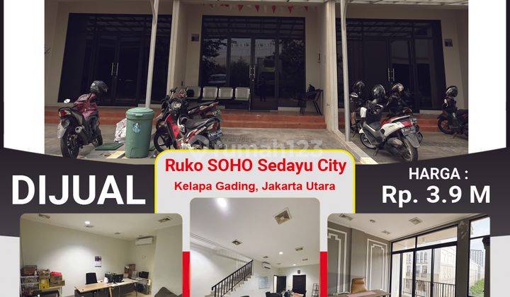 Ruko Sedayu City 3 Lantai Strategis Dan Luas, Kelapa Gading 2