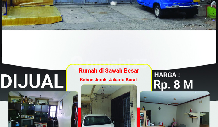Rumah 1.5 Strategis di kebon Jeruk, Jakarta Barat 2