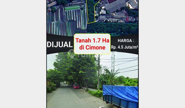 Kavling Luas dan Srategis di Cimone, Karawaci, Tangerang 2