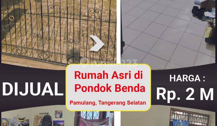 Rumah Luas 300 Meter Dengan Halaman Luas di Pondok Benda, Pamulang, Tangerang Selatan 2